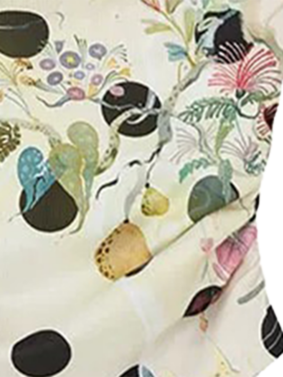 Close Range Floral Halter Top – Ivory Cream