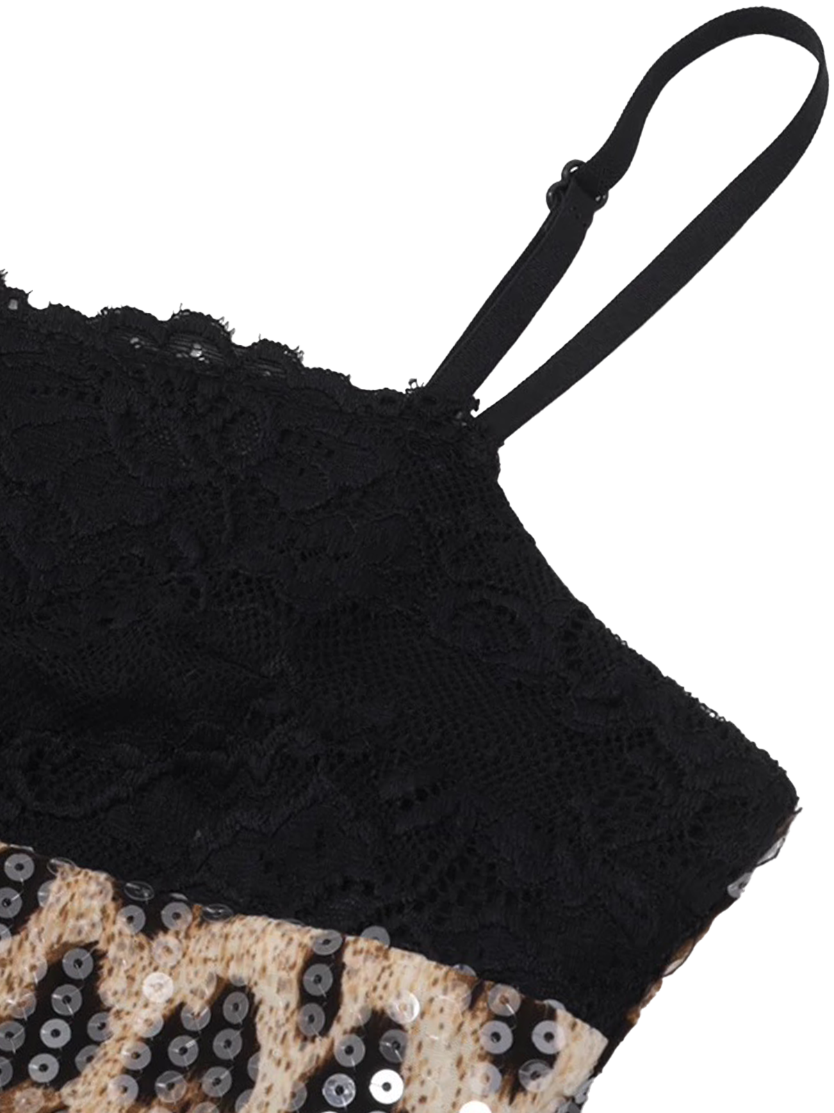 Heat Check Leopard Lace Dress – Cocoa Brown