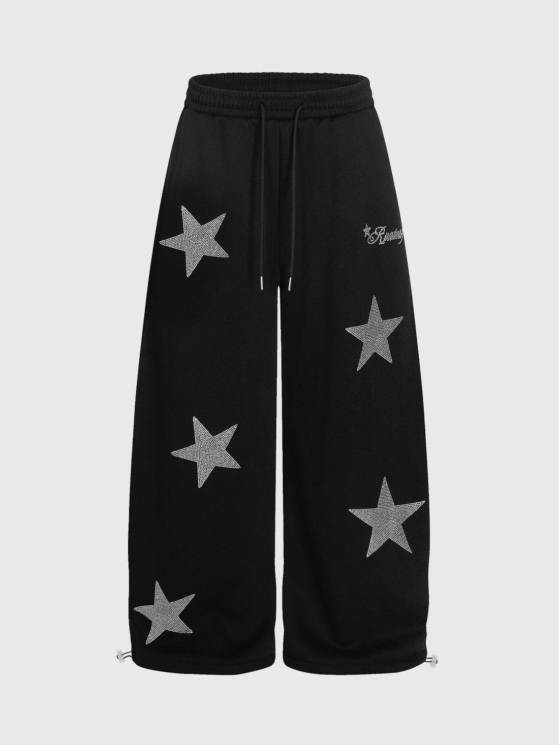 Gravity Curve Star Pants – Black Crystal
