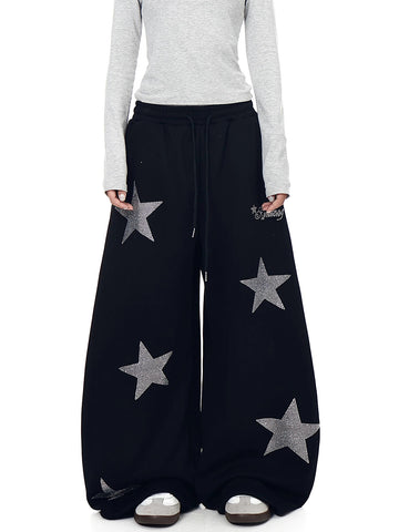 Gravity Star Barrel Pants – Black Crystal