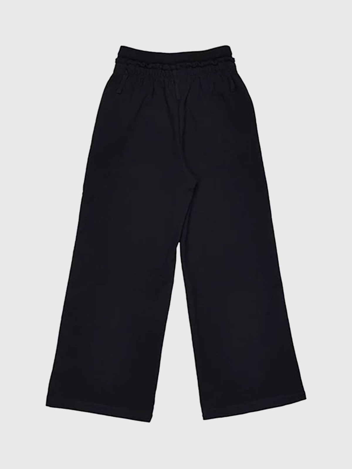 Marked Distance Wide-Leg Pants – Black Crystal