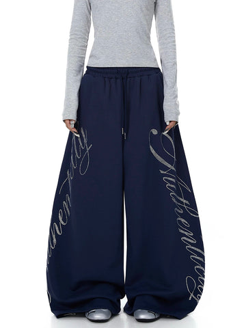 Eyes Forward Curve Pants – Navy Crystal