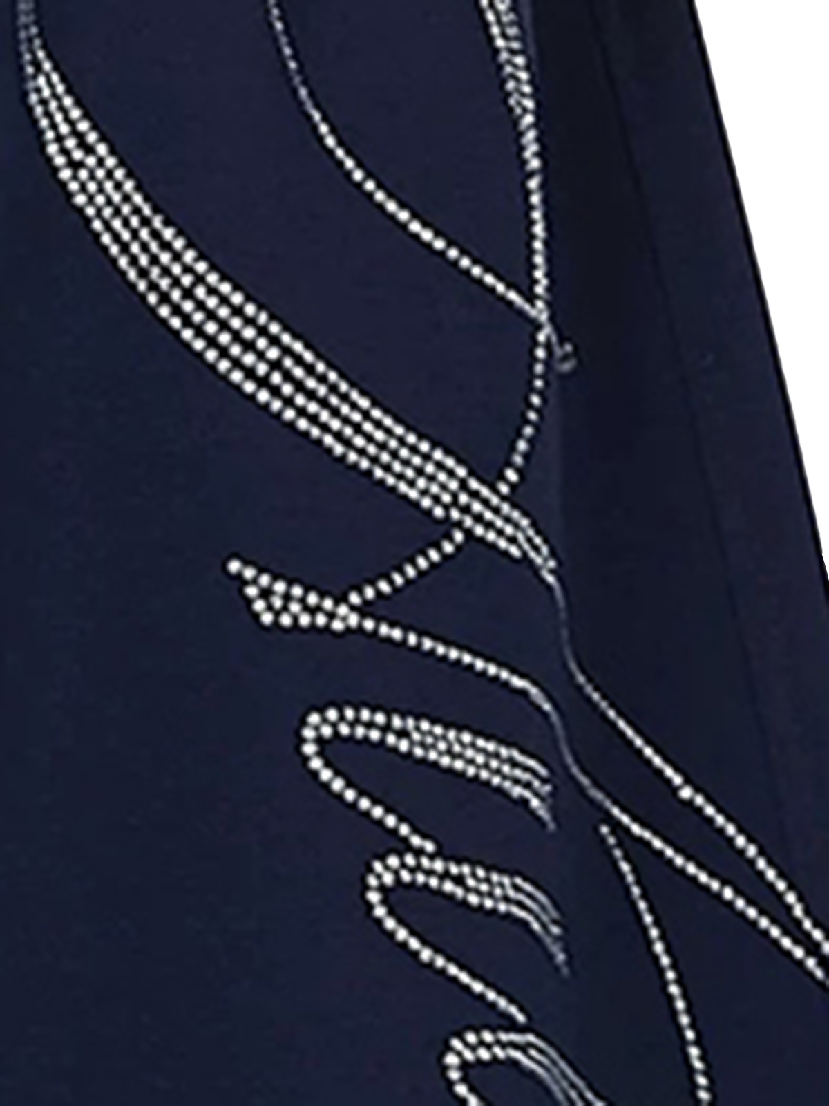 Eyes Forward Curve Pants – Navy Crystal