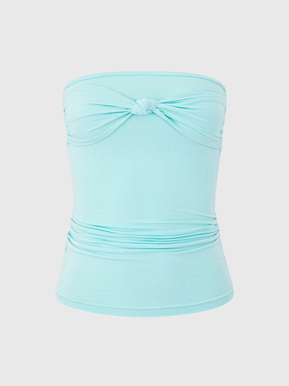 Brick Lane Skimming Bow Tube Top - Blue