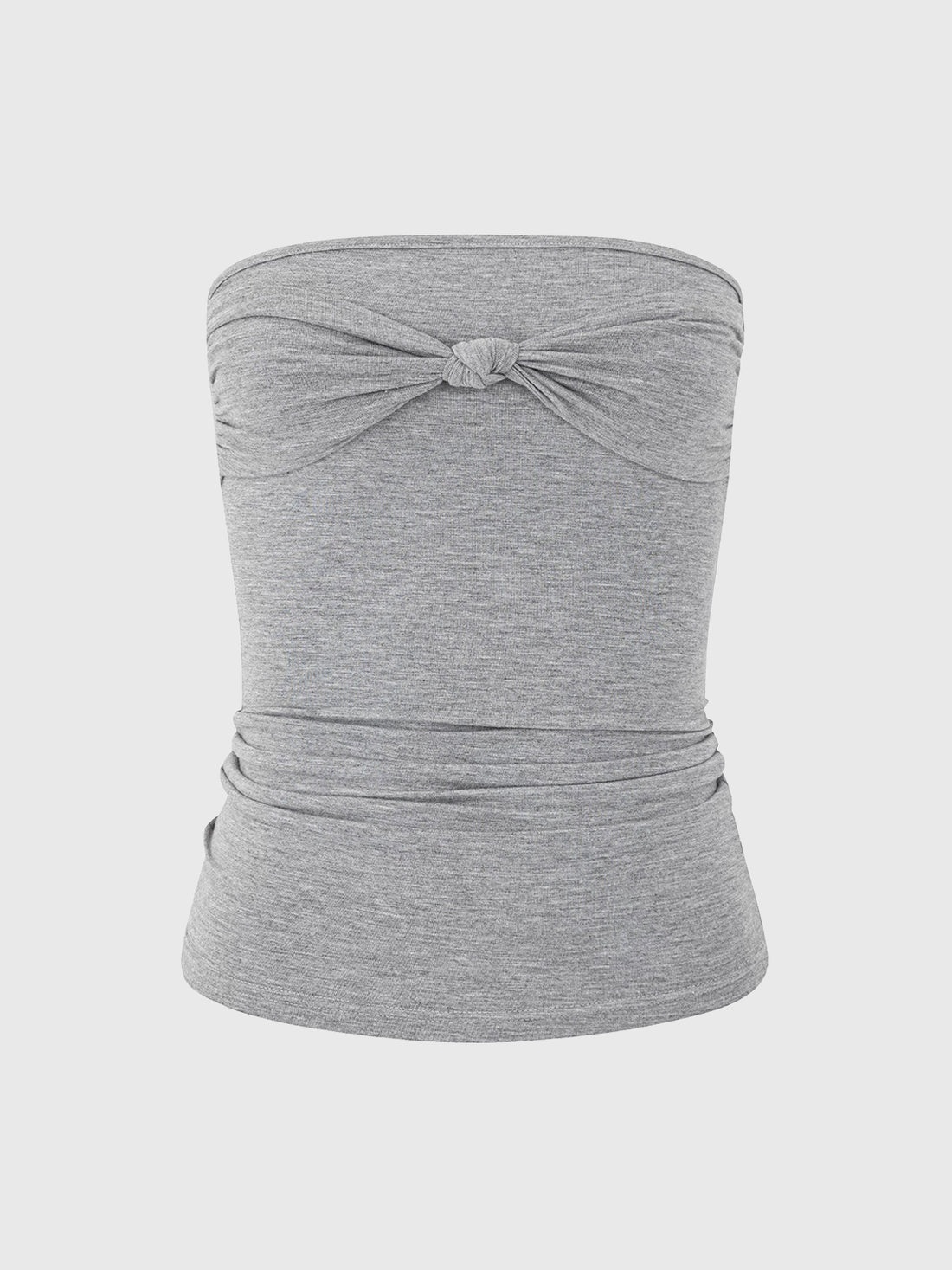 Brick Lane Skimming Basic Tube Top - Grey