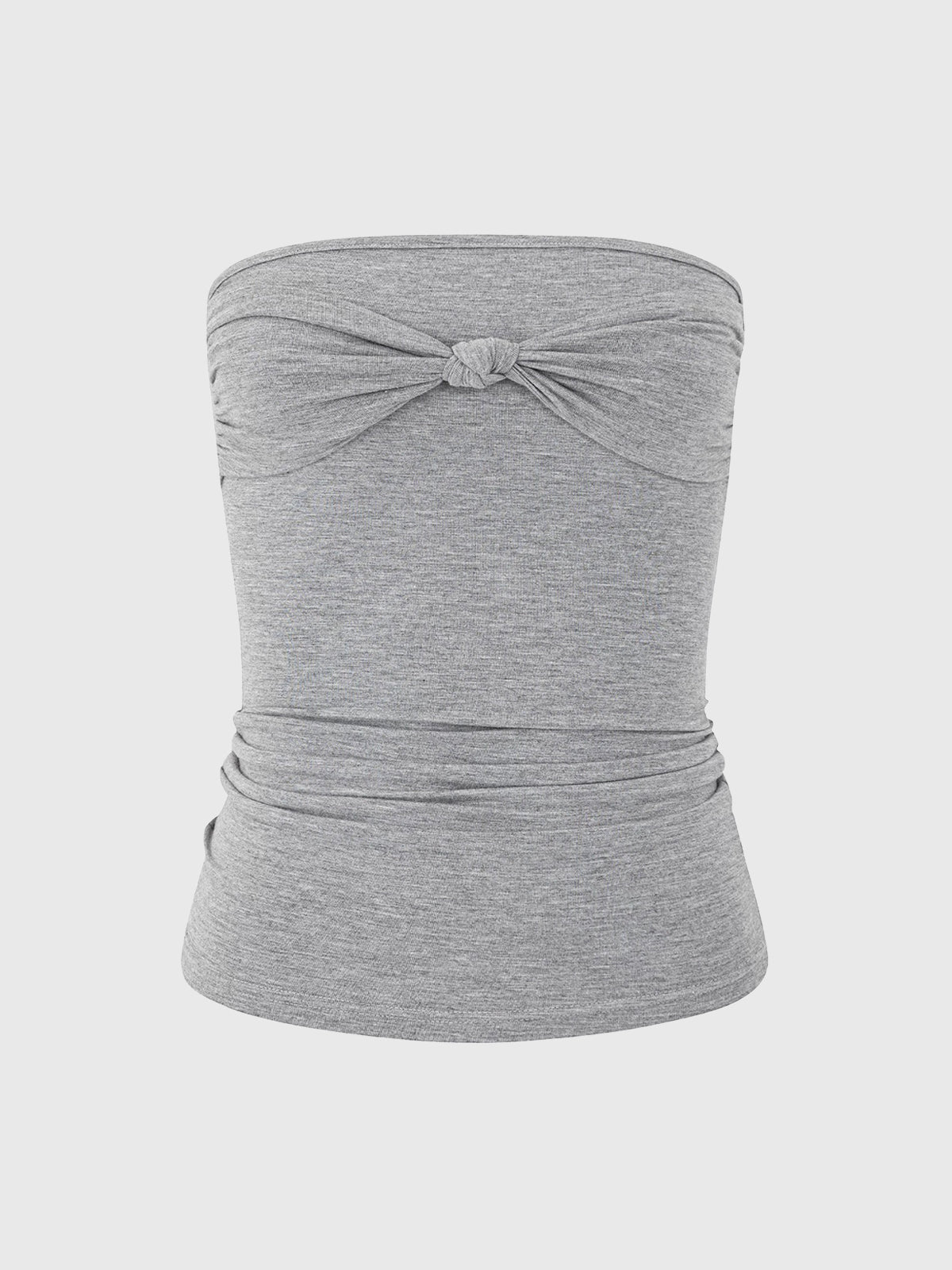 Brick Lane Skimming Basic Tube Top - Grey