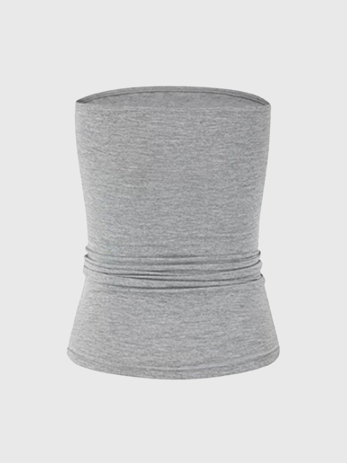 Brick Lane Skimming Basic Tube Top - Grey