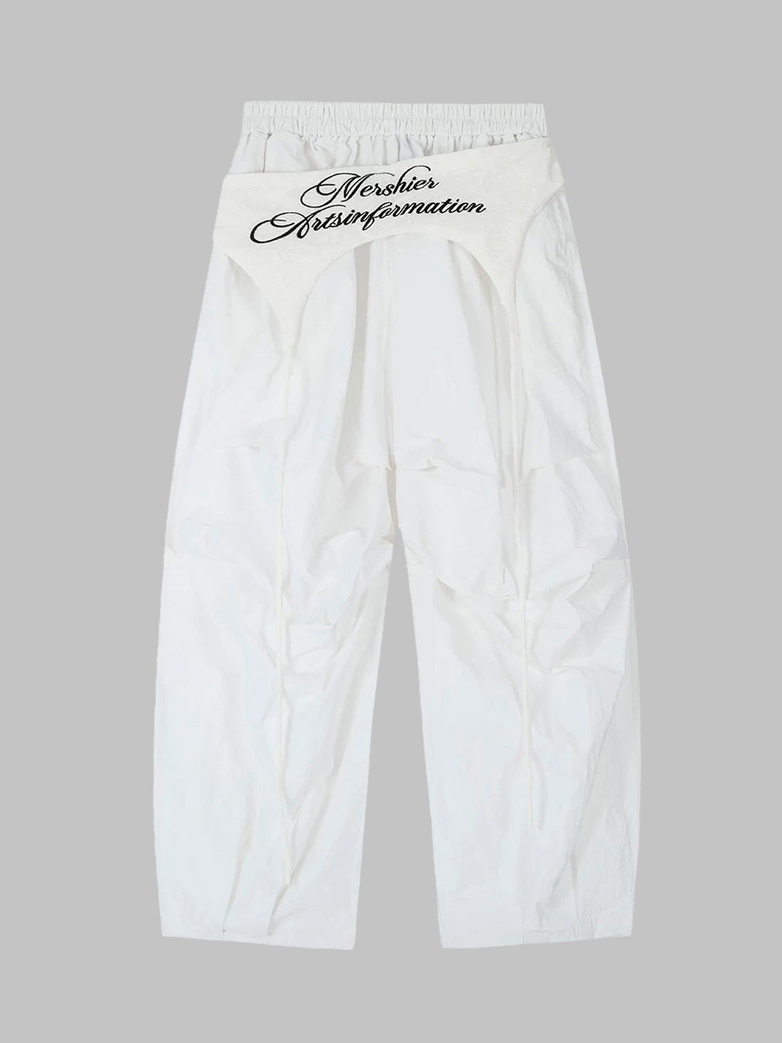 Airline Layered Pants - Chalk White