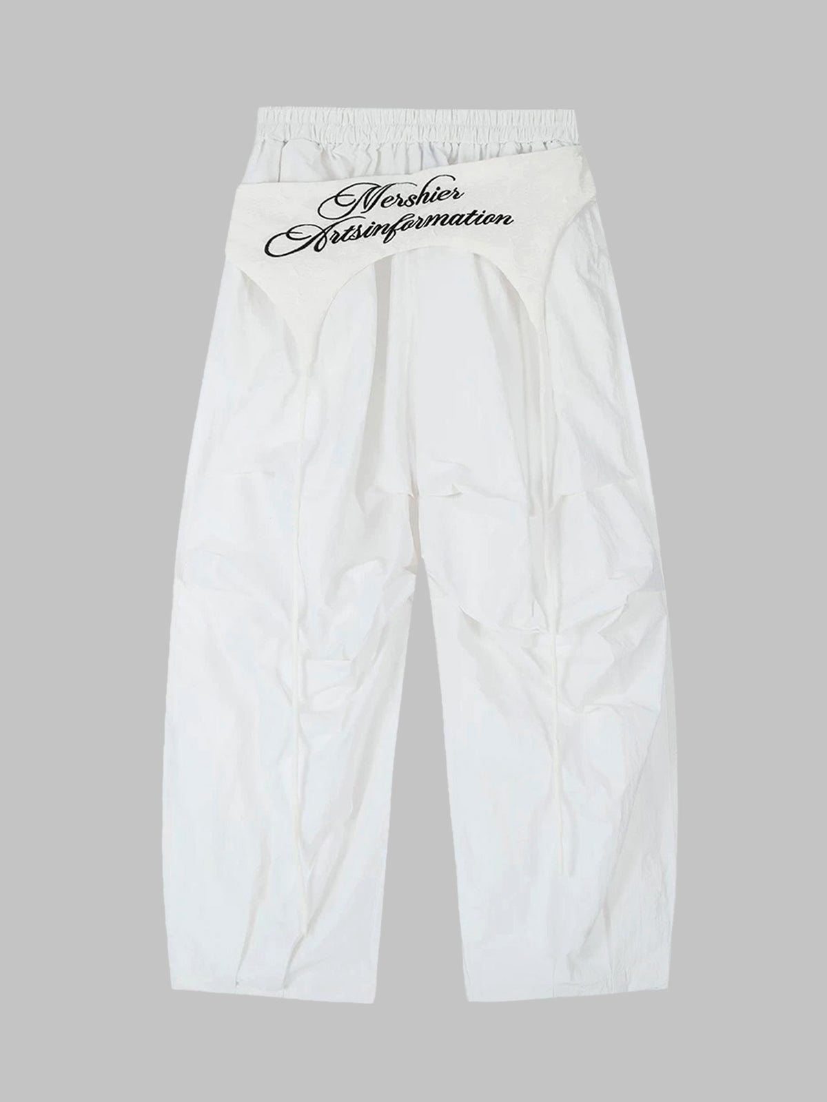 Airline Layered Pants - Chalk White