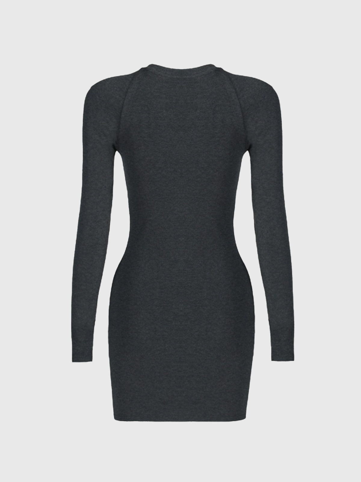 Brick Lane Skimming Cut Out Print Dress - Black