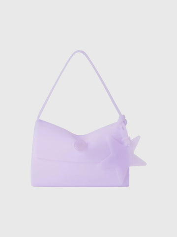 Brick Lane Basic Star Shoulder Bag - Purple