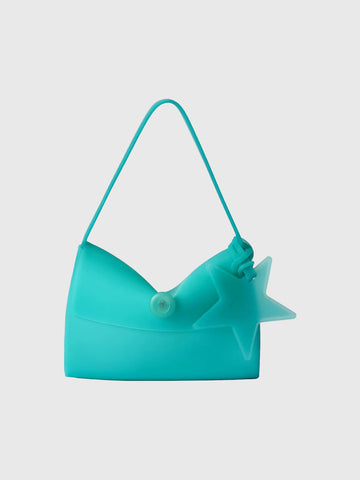 Brick Lane Basic Star Shoulder Bag - Blue