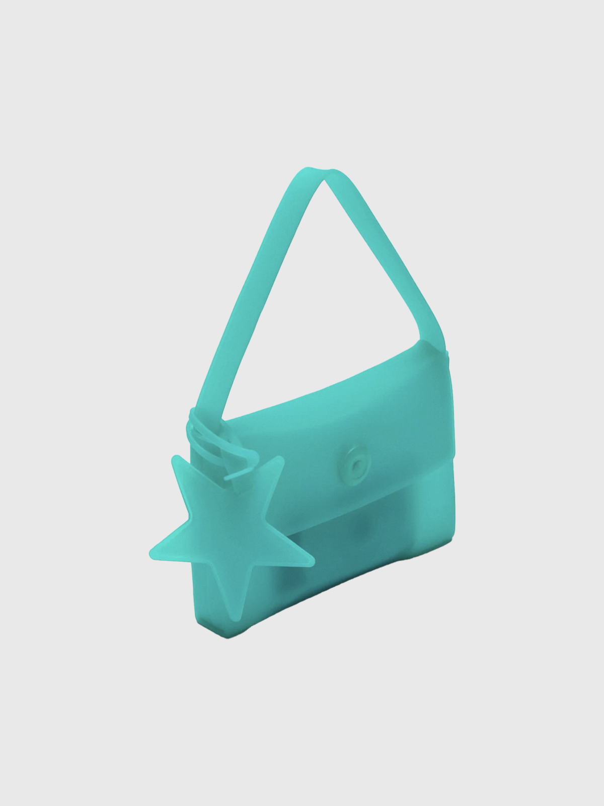Brick Lane Basic Star Shoulder Bag - Blue