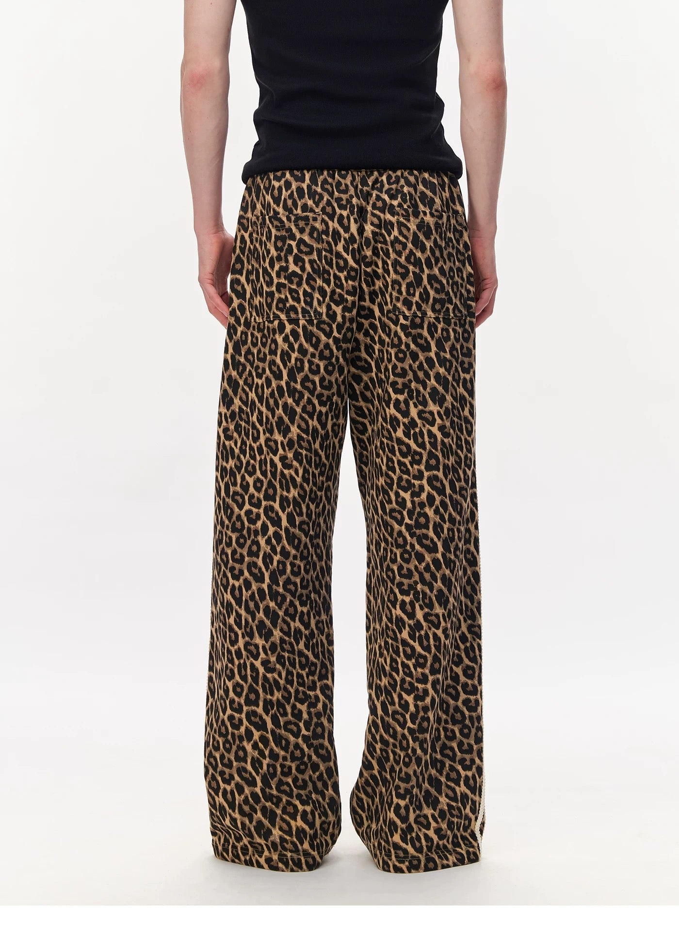 Brick Lane Wide-leg Leopard Print Festival Pants - Brown