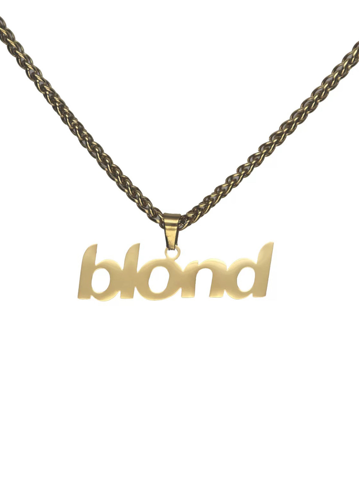 Brick Lane Dainty Letter Pendant Necklace - Gold