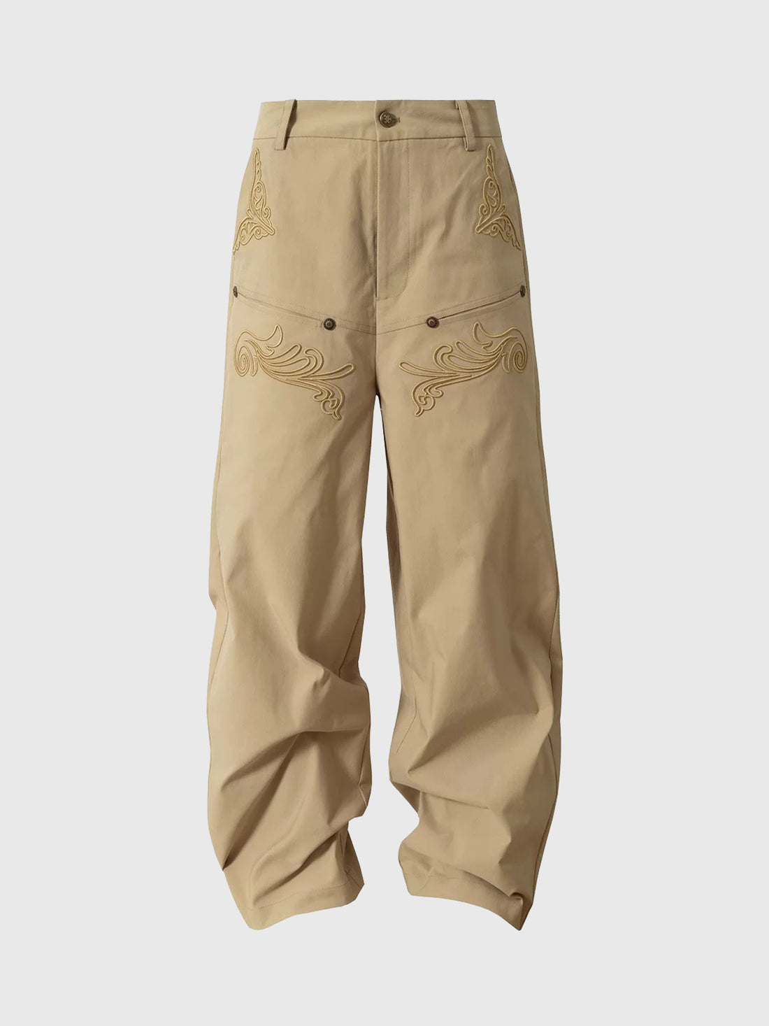 Shadow Stitch Cargo Pants - Coffee Brown