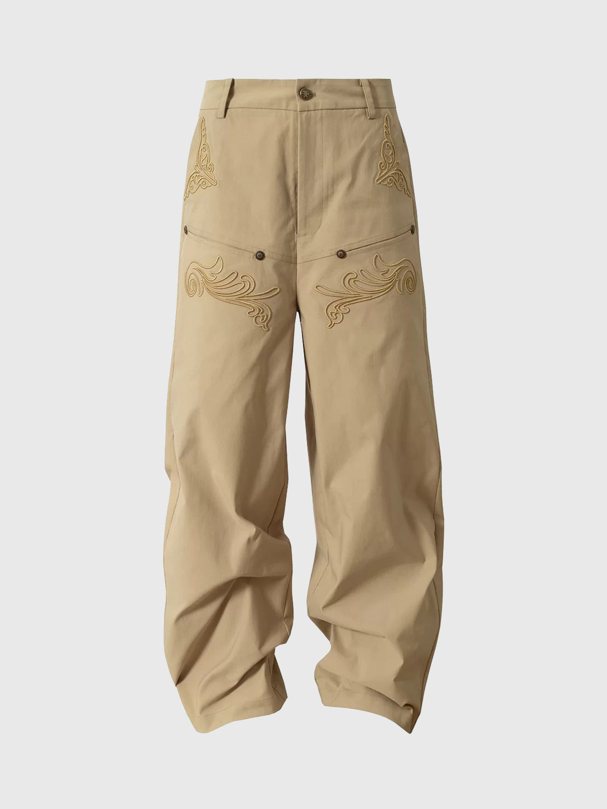 Shadow Stitch Cargo Pants - Coffee Brown