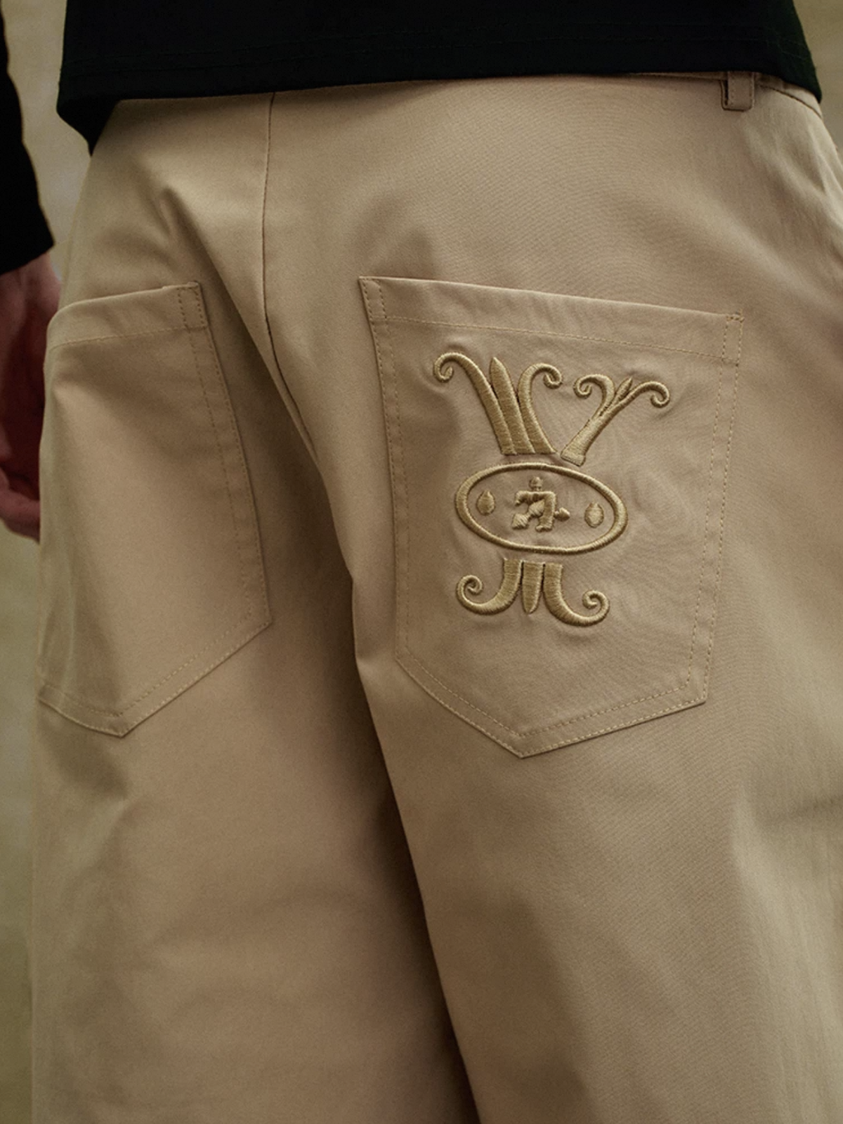 Shadow Stitch Cargo Pants - Coffee Brown