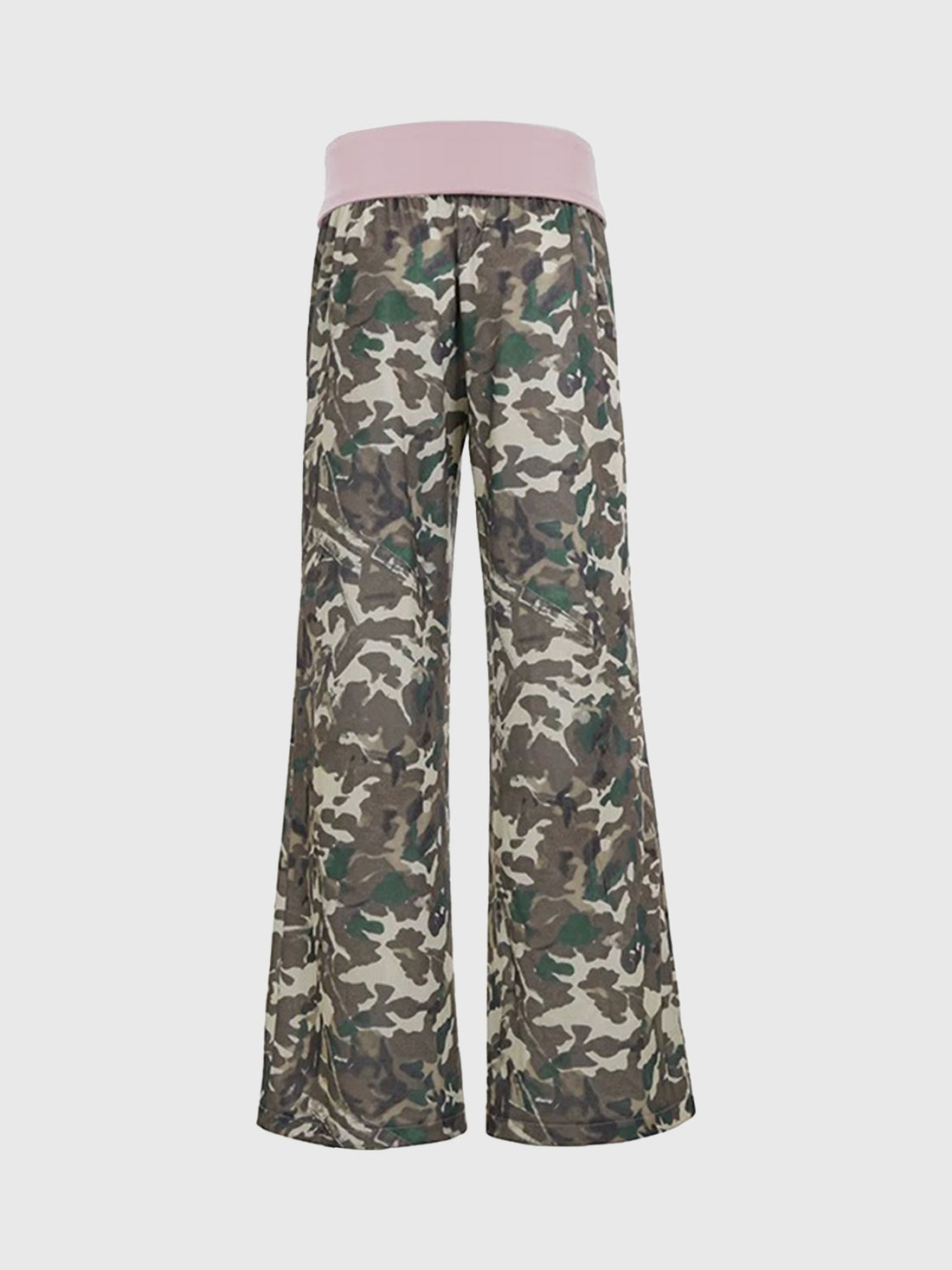 Pink Ambush Flare Pants - Army Green