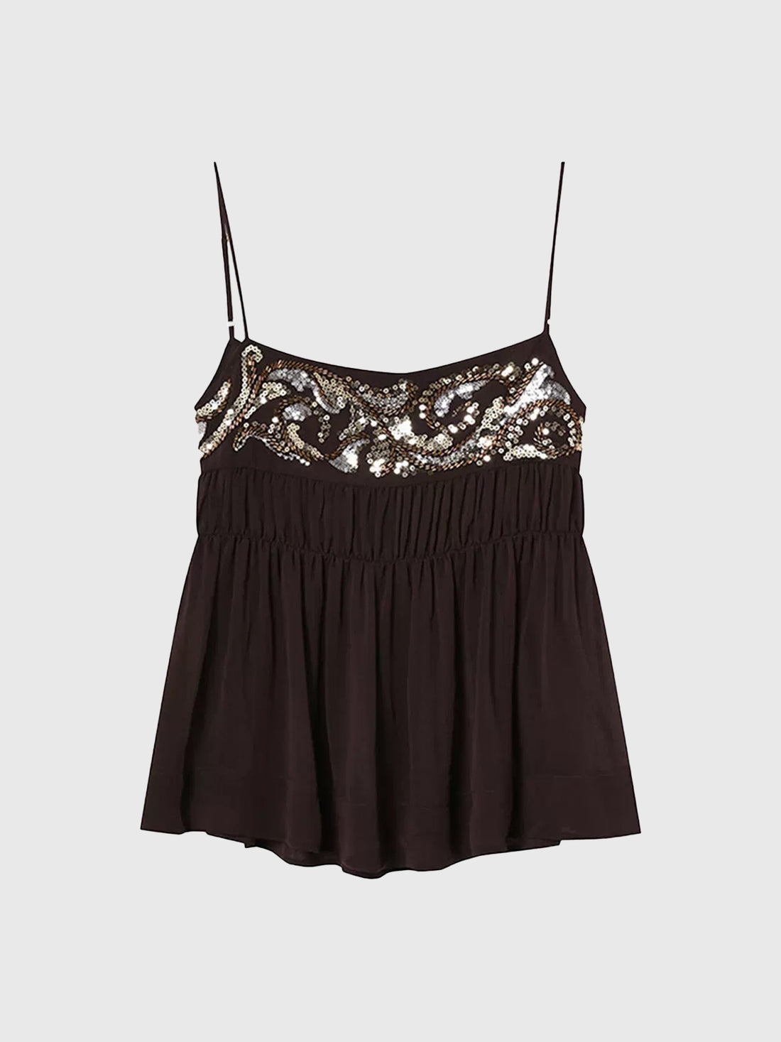 Glow Code Cami Top - Cocoa Brown
