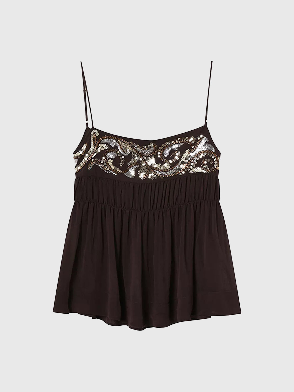 Glow Code Cami Top - Cocoa Brown