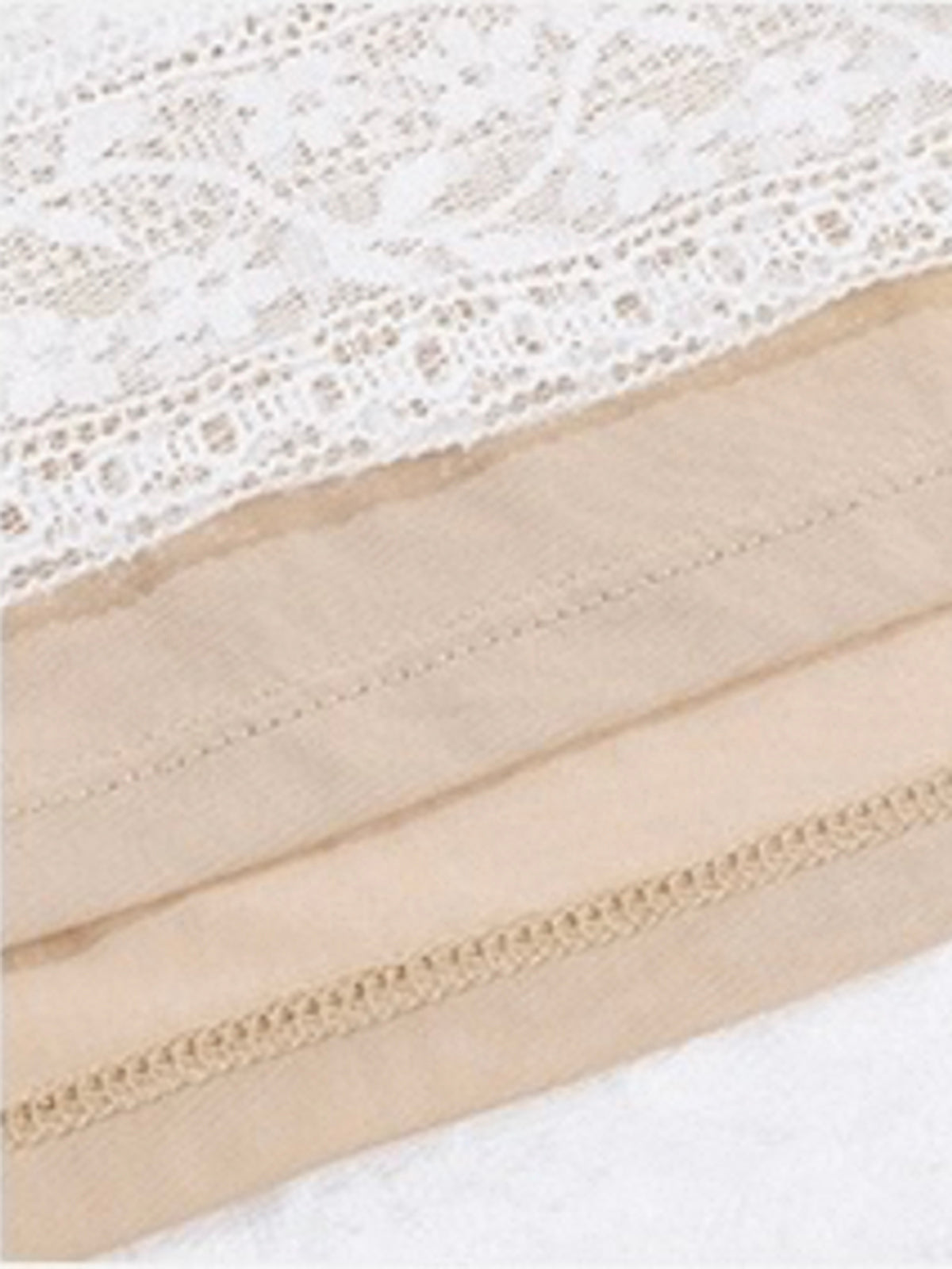 Petal Lace Cami Top - Pearl White