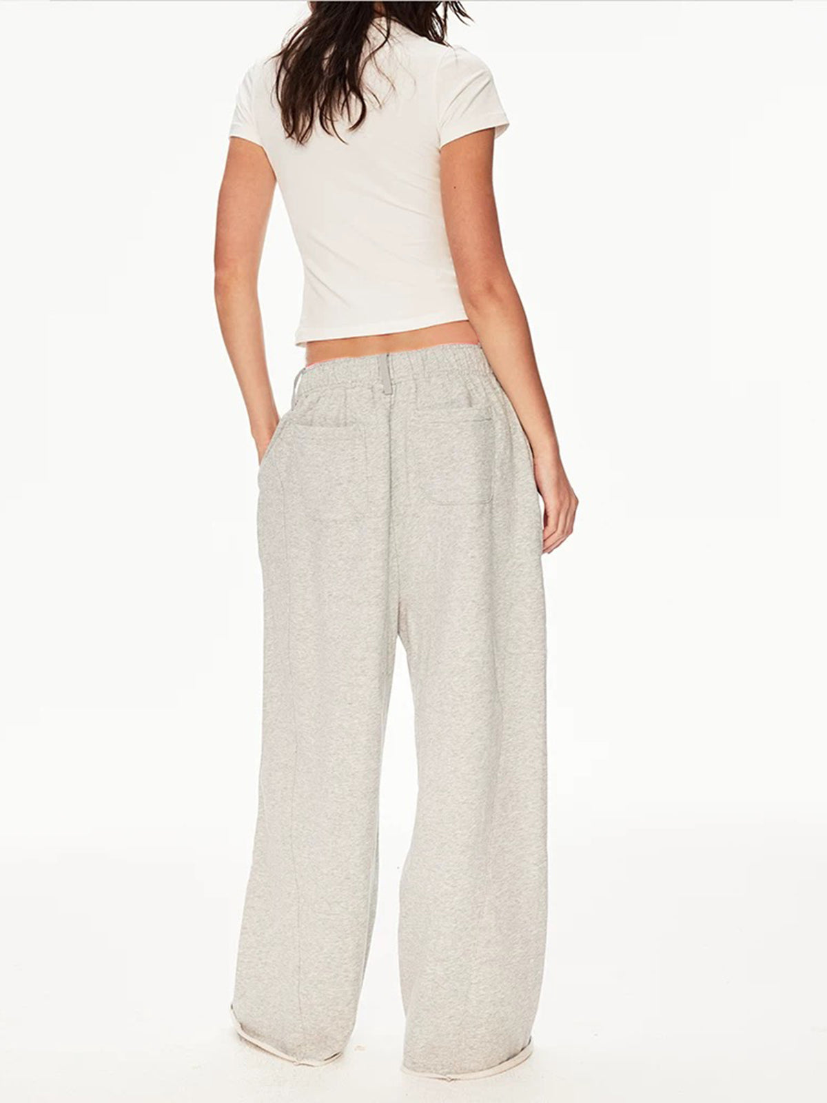 Court Day Straight Pants - Cream Beige