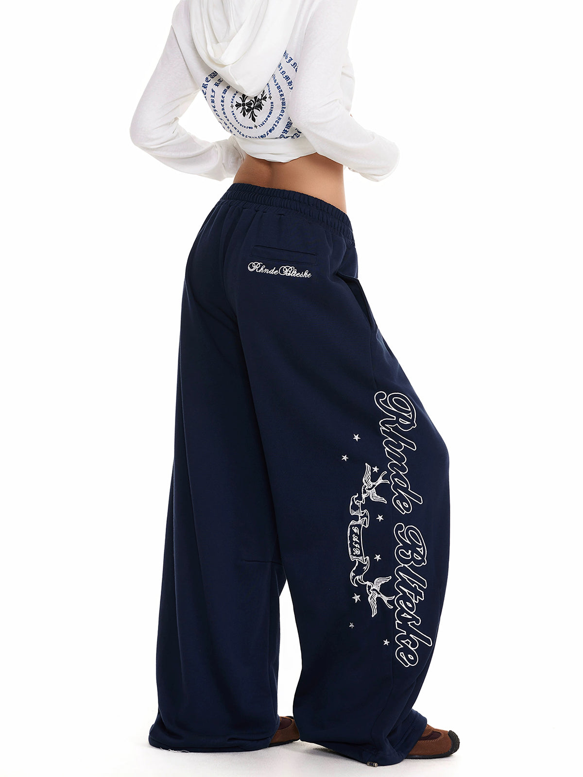 Court Spin Curve Pants - Deep Navy