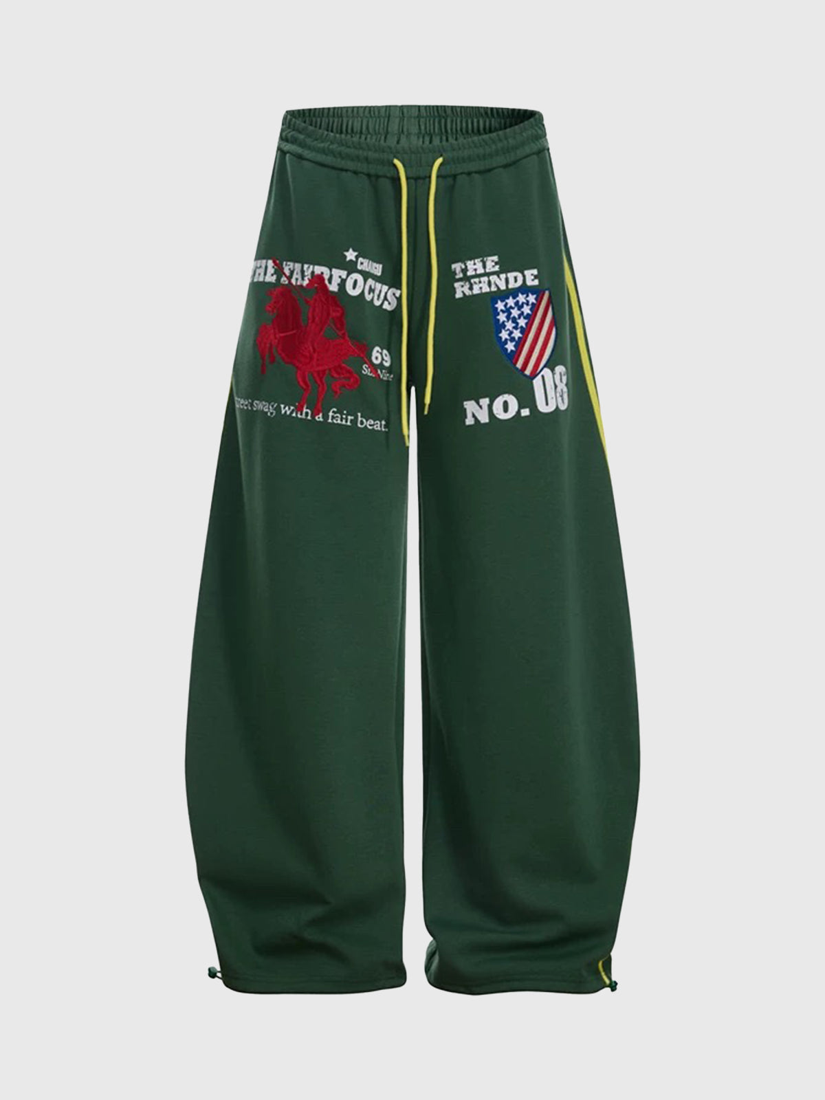 All-Star Rally Barrel Pants - Forest Green