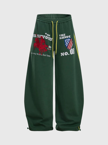 All-Star Rally Barrel Pants - Forest Green