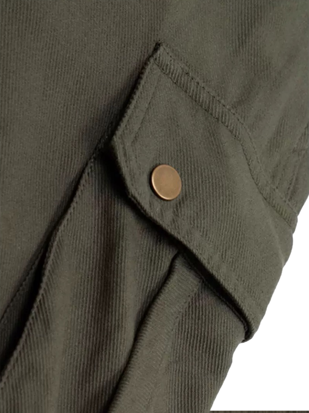 Three-Quarter Utility Pants - Moss Green
