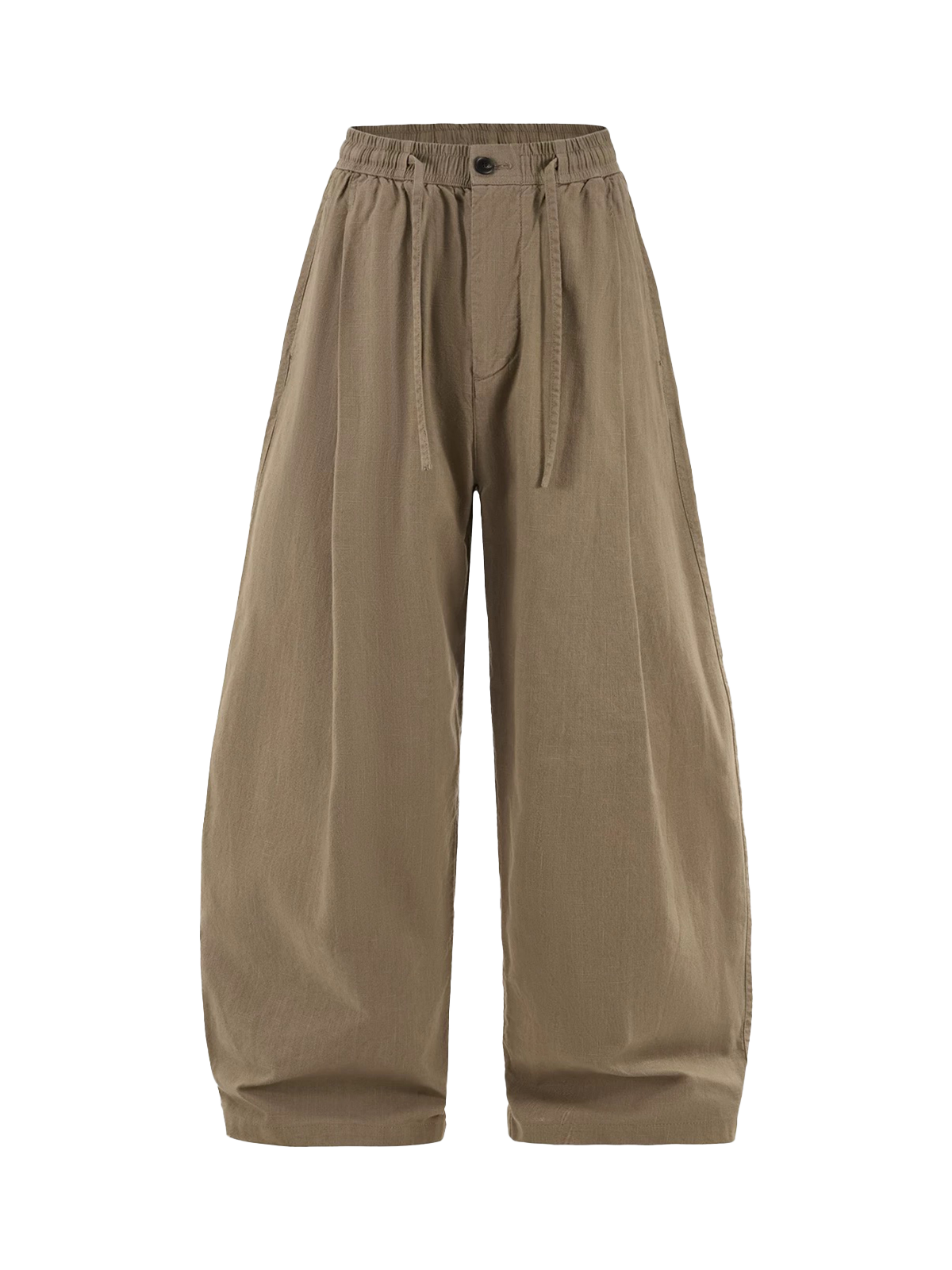 Brown Axis Tech Barrel Pants - Earth Brown