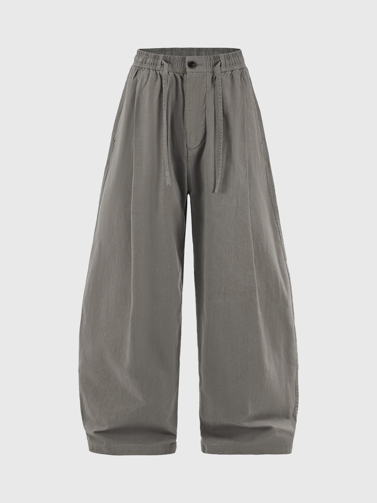 Grey Axis Tech Barrel Pants - Stone Grey