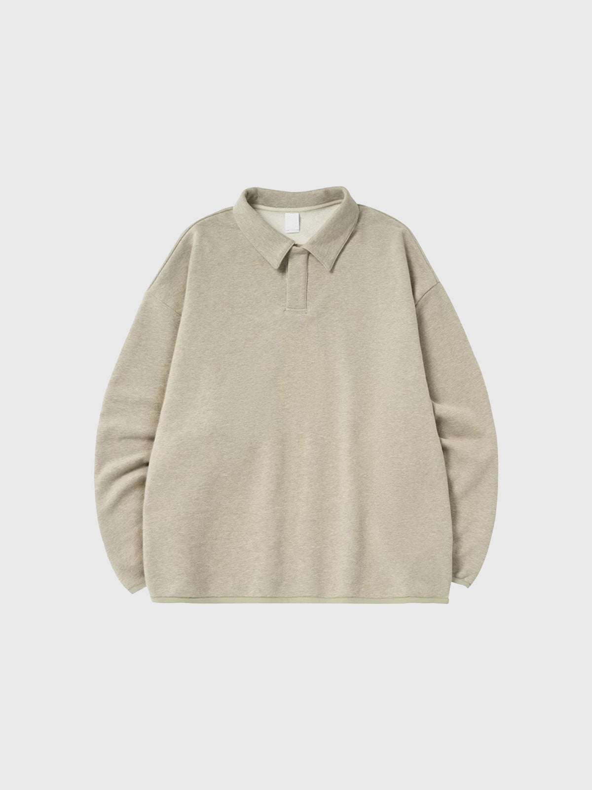 Weekend Theory Polo Sweatshirt - Latte Beige