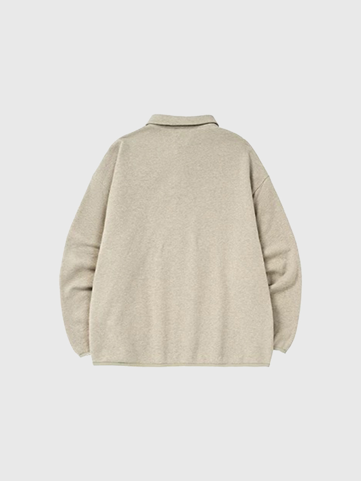 Weekend Theory Polo Sweatshirt - Latte Beige