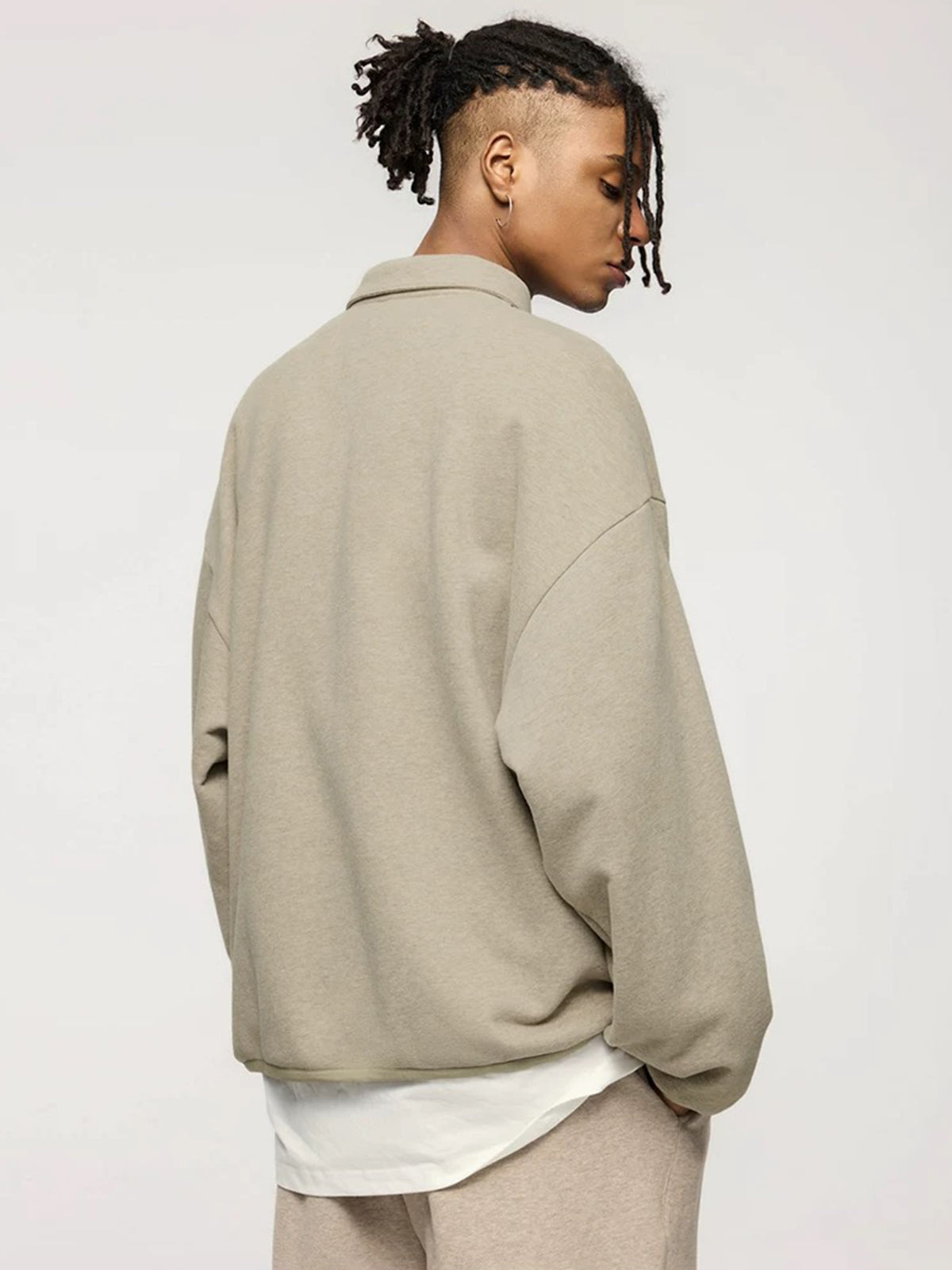Weekend Theory Polo Sweatshirt - Latte Beige