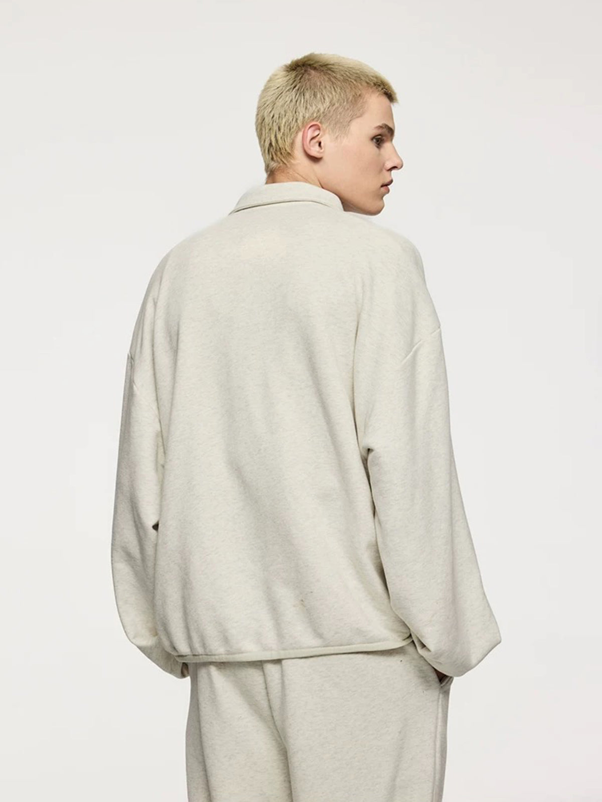Weekend Theory Polo Sweatshirt - Cream White