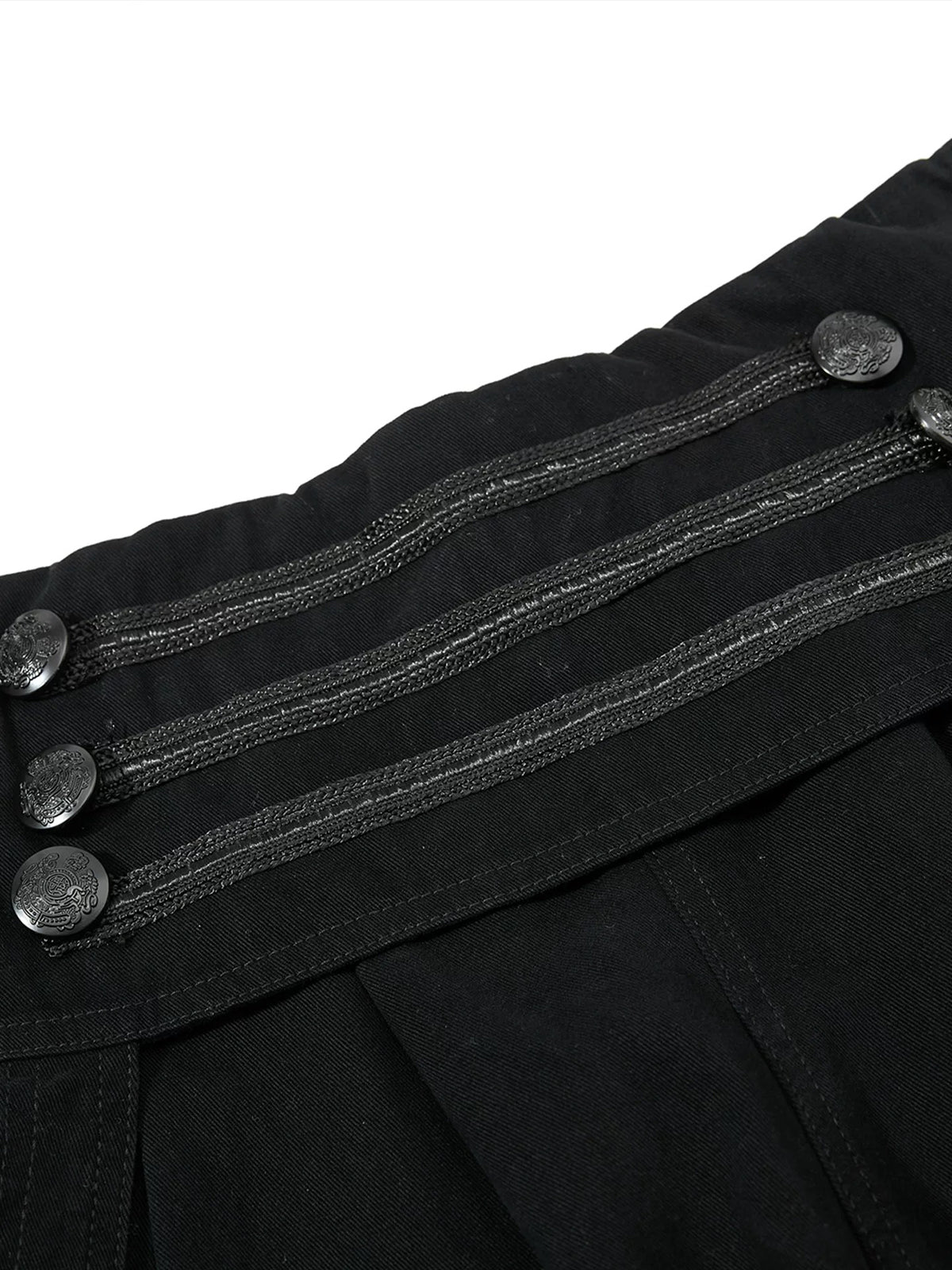 Brick Lane Wide-leg Utility Cargo Shorts - Black