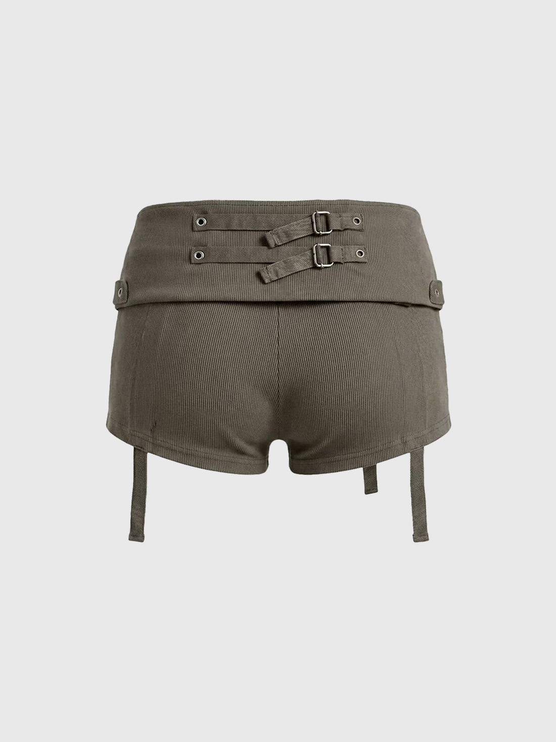 Brick Lane Skimming-fit Micro Denim Shorts - Brown
