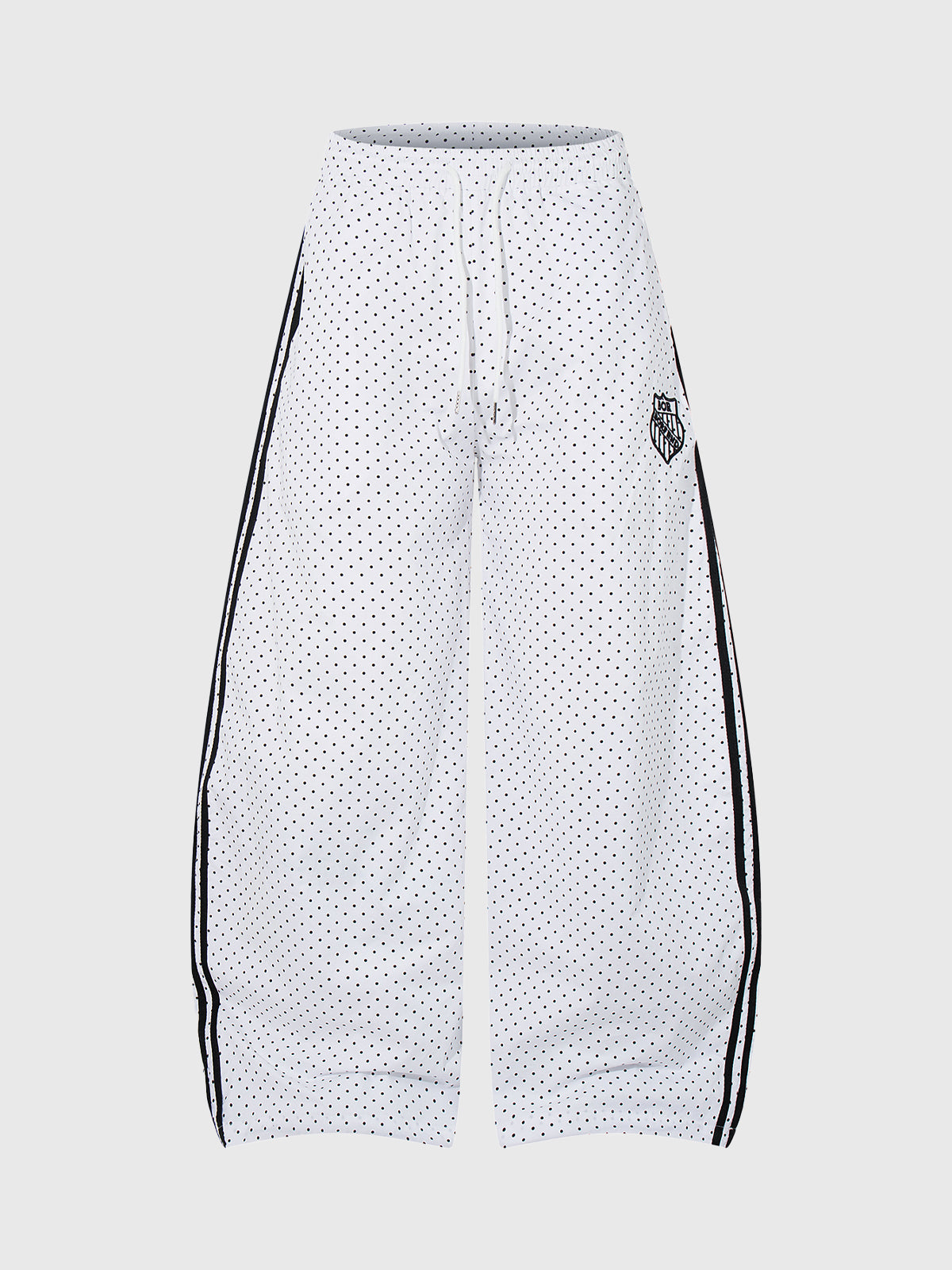 Snow Scatter Barrel Pants - Chalk White