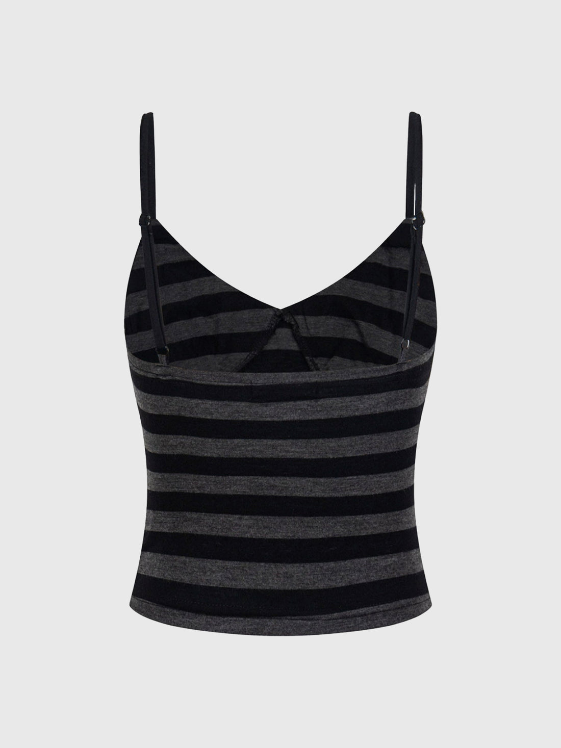 Brick Lane Skimming-fit Striped Knit Cami Top - Black