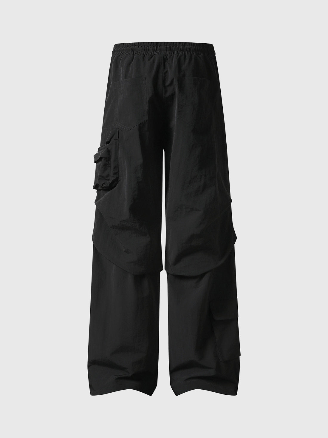 Shadow Stitch Straight Pants - Jet Black