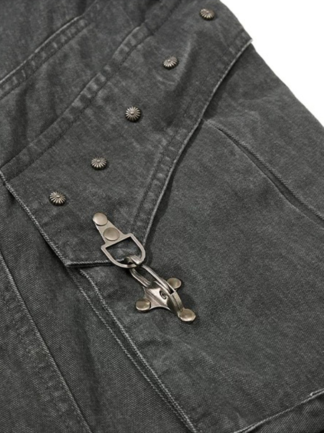 Brick Lane Wide-leg Washed Denim Jeans - Black