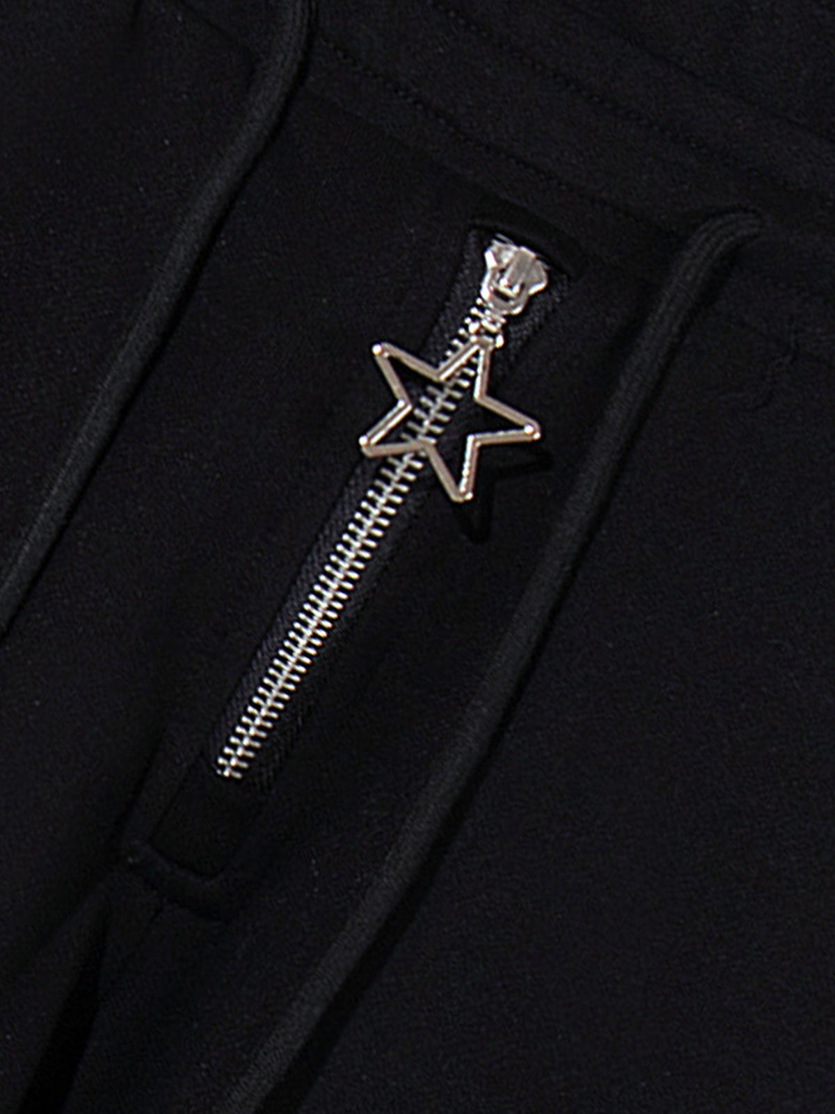 Constellation Code Straight Pants - Deep Black
