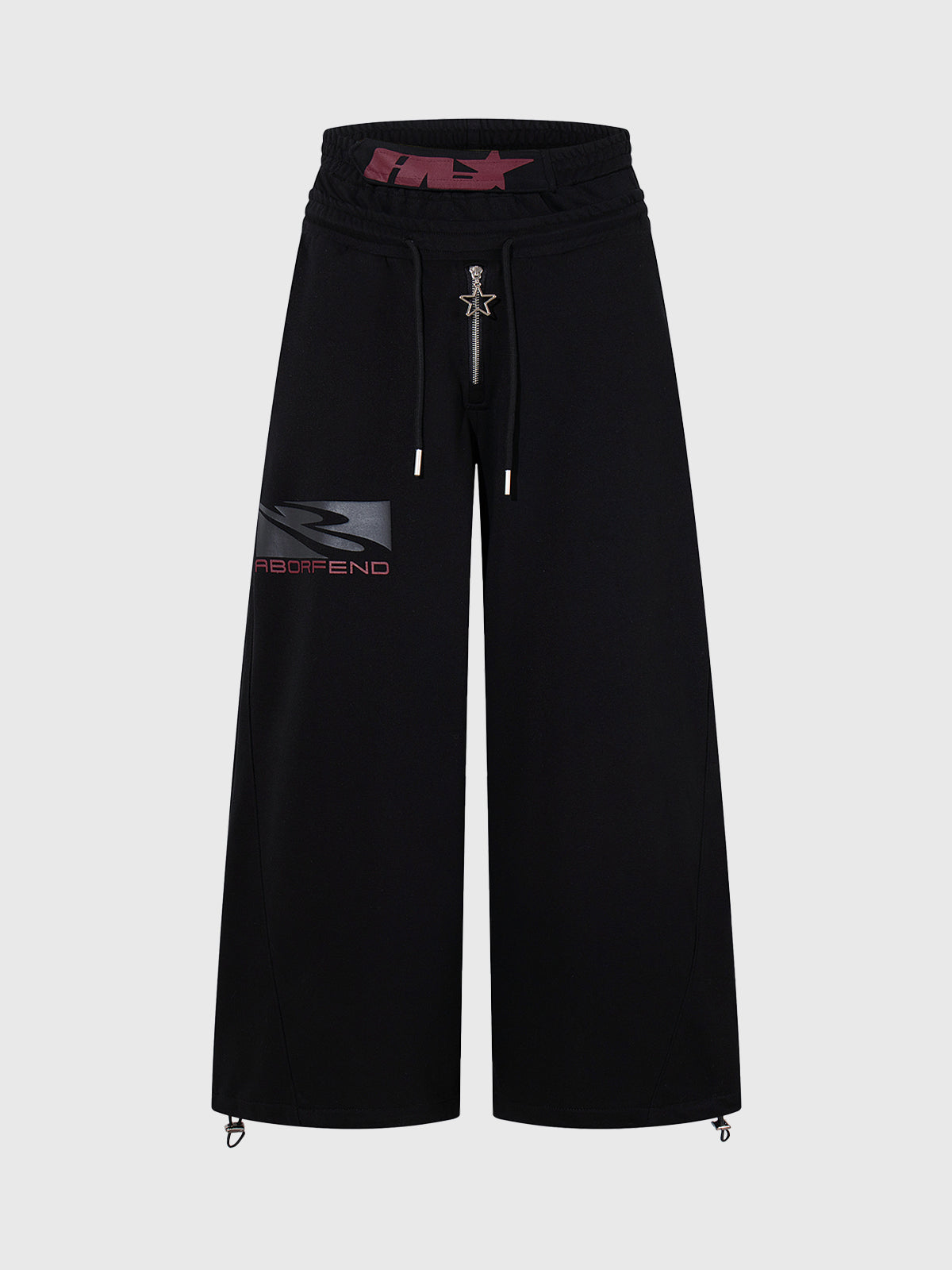 Constellation Code Straight Pants - Deep Black
