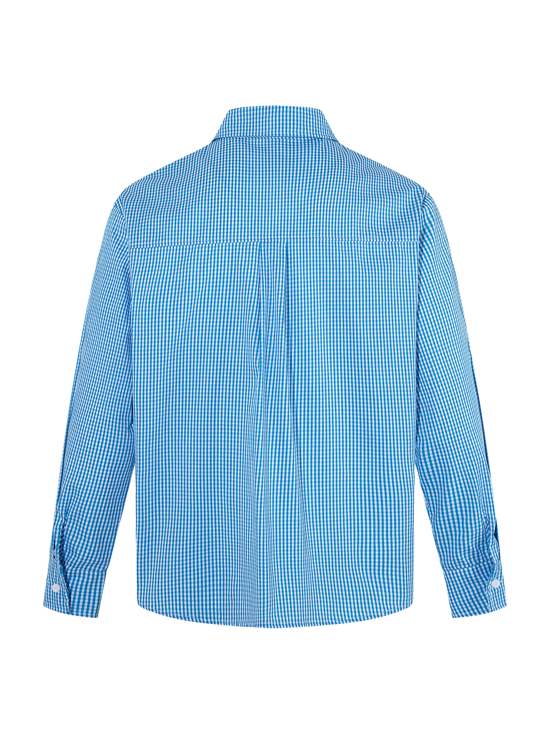 Star Map Check Shirt - Sky Blue
