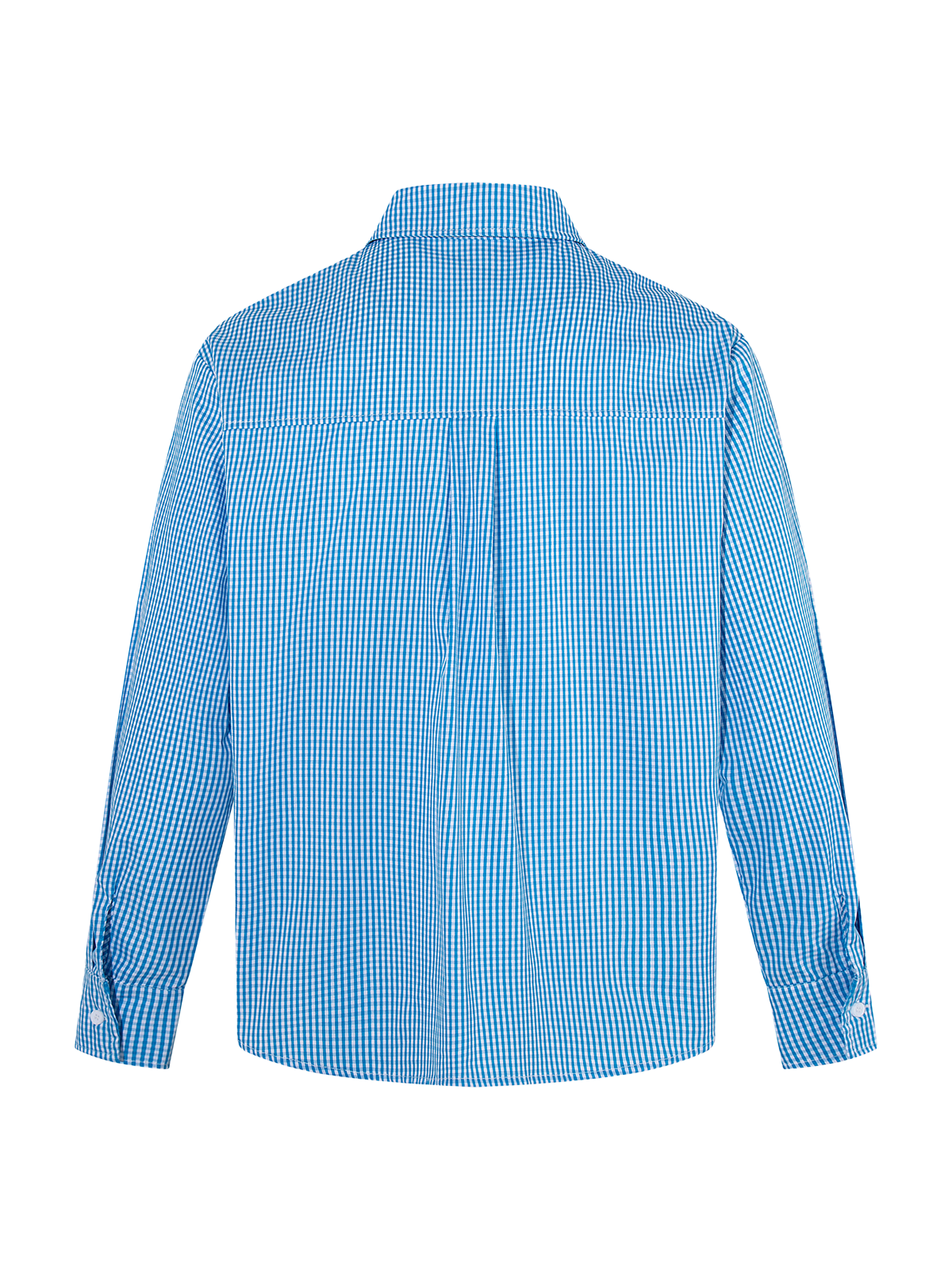 Star Map Check Shirt - Sky Blue