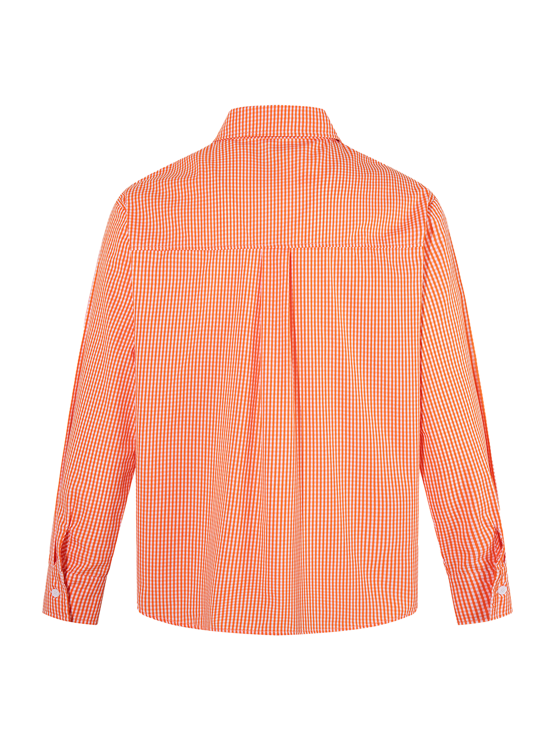 Star Map Check Shirt - Sunset Orange
