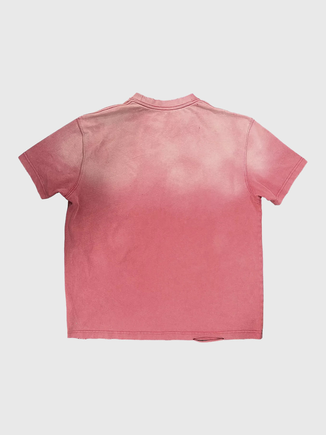 Co-ed Dorm Baggy-fit Lace Patchwork Graphic T-Shirt - Pink
