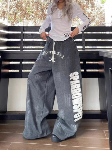 Concrete Swing Barrel Pants - Ash Grey